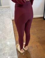 Burgundy Leggings - Image 2