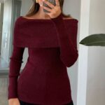 Burgundy Blouse