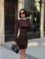 Brown Élise Dress - Image 5