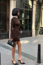 Brown Élise Dress - Image 6