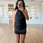 Skirt Set With Top Satin